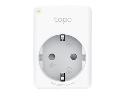 Tapo P100 V1 - Prise smart - sans fil - 802.11b/g/n, Bluetooth 4.2 - 2.4 - 2.4835 GHz (pack de 2)