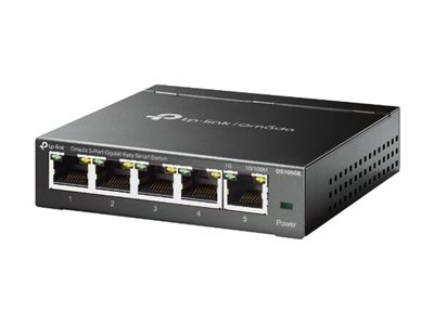 TP-Link Omada ES208G V1 - Commutateur - Géré - 8 x 10/100/1000Base-T - de bureau, fixation murale