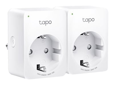 Tapo P110 V1 - Prise smart - mini - sans fil - 802.11b/g/n - 2.4 Ghz (pack de 2)