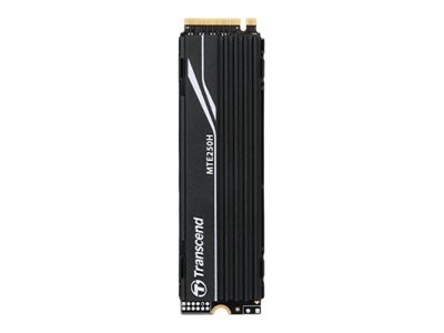 Transcend MTE250H - SSD - 4 To - interne - M.2 2280 (recto-verso) - PCIe 4.0 x4 (NVMe) - dissipateur de chaleur intégré