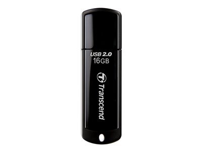Transcend JetFlash 350 - Clé USB - 16 Go - USB 2.0 - noir