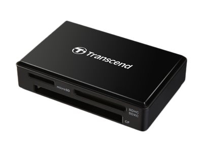 Transcend RDF8K2 - Lecteur de carte (CF, SDHC, microSDHC, SDXC, microSDXC, SDHC UHS-I, SDXC UHS-I, microSDHC UHS-I, microSDXC UHS-I) - USB 3.1 Gen 1