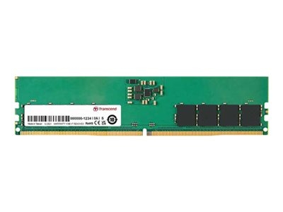 Transcend JetRAM - DDR5 - module - 8 Go - DIMM 288 broches - 4800 MHz / PC5-38400 - CL40 - 1.1 V - mémoire sans tampon - on-die ECC