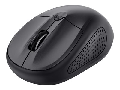 Trust Primo - Souris - droitiers et gauchers - optique - 4 boutons - sans fil - Bluetooth - noir