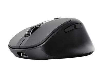 ZEVO FAST RECH MULTI-WRLS MOUSE BLK
