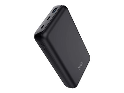 Trust Laro - Banque d'alimentation - 20000 mAh - 100 Watt - 5 A - QC 3.0, Power Delivery 3.0 + PPS - 3 connecteurs de sortie (4 pin USB Type A (QC 3.0), 2 x 24 broches USB-C (PD)) - sur le câble : USB-C - noir