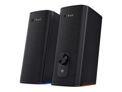 Trust GXT 612 CETIC - Haut-parleurs - pour PC - canal 2.0 - sans fil - Bluetooth - USB - 10 Watt (Totale) - noir