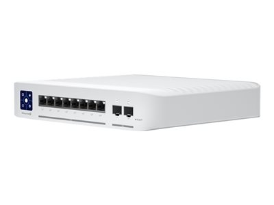 Ubiquiti UniFi Enterprise - Commutateur - C3 - Géré - 8 x 10/100/1000/2.5G (PoE+) + 2 x 1 gigabit/10 gigabit SFP+ (liaison montante) - de bureau - PoE+ (120 W)