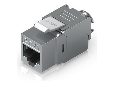 Ubiquiti - Connecteur de réseau - RJ-45 (F) keystone - CAT 6a (pack de 12)