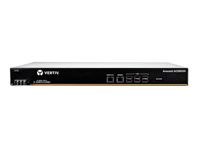 Avocent ACS Advanced Console Server ACS8008SDC-400 - Serveur de consoles - 8 ports - GigE, RS-232 - Tension CC - 1U