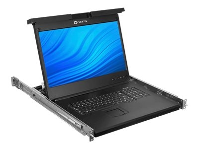 Avocent Accès au rack local - Console KVM avec commutateur KVM - 8 ports - USB - français - 19" - rack-montable - 1366 x 768 @ 60 Hz - 250 cd/m² - VGA - 1U