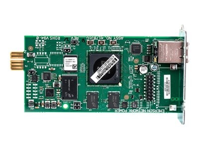 Liebert Intellislot Carte de plate-forme Unity - Carte de supervision distante - Liebert IntelliSlot - 100Mb LAN - 100Base-TX - pour Liebert GXT4; GXE GXE3