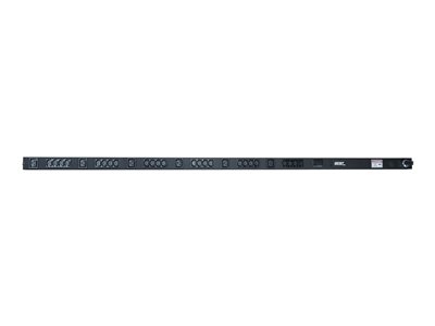 Geist Basic Standard GVHVBN302-102IN6PS6-IP44 - Unité de distribution secteur (rack-montable) - CA 230 V - 3.6 kW - entrée : IEC 60309 2P+E - connecteurs de sortie : 30 (24 x IEC 60320 C13, 6 x IEC 60320 C19) - 3 m cordon - revêtement noir poudré