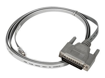 Cyclades - Câble RS-232 série (DCE) - RJ-45 (M) pour DB-25 (M) - pour Cyclades 48, 64, Ze Host; AlterPath ACS-16, 32, SM100; Cyclom 16YeP/RJ45, 32YeP/RJ45; TS