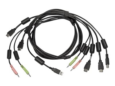 Avocent - Câble clavier/vidéo/souris/audio - USB, jack mini, HDMI (M) pour USB type B, jack mini, HDMI (M) - 1.83 m - pour Avocent SV340H