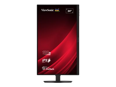 ViewSonic VG2408A - Écran LED - 24" (23.8" visualisable) - 1920 x 1080 Full HD (1080p) @ 100 Hz - IPS - 250 cd/m² - 1300:1 - 5 ms - HDMI, VGA, DisplayPort - haut-parleurs