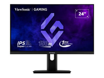 ViewSonic XG24G1 - Écran LED - jeux - 24" (23.8" visualisable) - 1920 x 1080 Full HD (1080p) @ 180 Hz - IPS - 300 cd/m² - 1000:1 - 1 ms - 2xHDMI, DisplayPort
