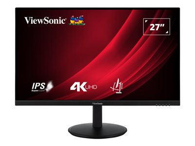 ViewSonic VG2708-4K - Écran LED - 27" - 3840 x 2160 4K @ 60 Hz - IPS - 360 cd/m² - 1200:1 - HDR10 - 4 ms - 2xHDMI, DisplayPort