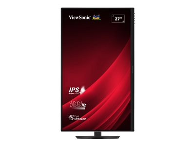 ViewSonic VA2708-HDJ - Écran LED - 27" - 1920 x 1080 Full HD (1080p) @ 100 Hz - IPS - 250 cd/m² - 1300:1 - 5 ms - HDMI, VGA, DisplayPort