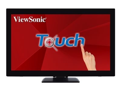 ViewSonic TD2760 - Écran LED - 27" - écran tactile - 1920 x 1080 Full HD (1080p) @ 60 Hz - MVA - 230 cd/m² - 3000:1 - 12 ms - HDMI, VGA, DisplayPort - haut-parleurs