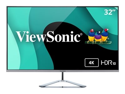 ViewSonic VX3276-4K-mhd - Écran LED - 32" - 3840 x 2160 4K UHD (2160p) - VA - 300 cd/m² - 2500:1 - HDR10 - 4 ms - 2xHDMI, DisplayPort, Mini DisplayPort - haut-parleurs