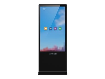 ViewSonic EP5542T - Classe de diagonale 55" ePoster Series écran LCD rétro-éclairé par LED - signalétique numérique interactive - avec lecteur de média intégré et écran tactile (multipoint) - 4K UHD (2160p) 3840 x 2160 - LED à éclairage direct