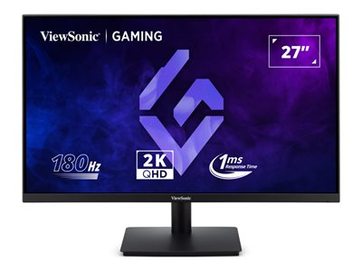 ViewSonic VX27G1-2K - Écran LED - jeux - 27" - 2560 x 1440 QHD @ 180 Hz - IPS - 300 cd/m² - 1000:1 - HDR10 - 1 ms - 2xHDMI, DisplayPort