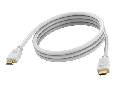 VISION Techconnect - Ultra High Speed - câble HDMI avec Ethernet - HDMI mâle pour HDMI mâle - 2 m - double blindage - blanc - support pour 8K30Hz