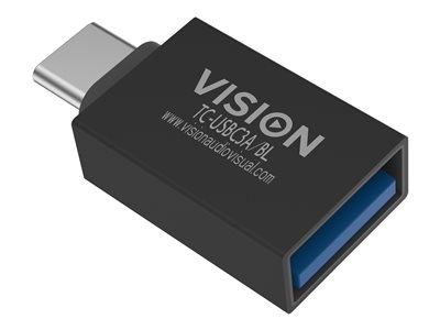 Vision Professional - Adaptateur USB - USB-C (M) pour USB type A (F) - USB 3.0 - noir