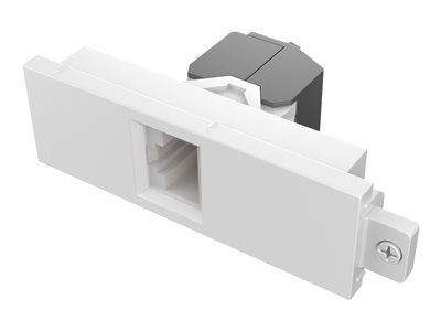 Vision Techconnect - Prise modulaire - montable sur plaque frontale - CAT 6a - RJ-45 - blanc