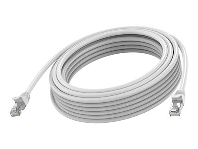 Vision - Câble réseau - RJ-45 (M) pour RJ-45 (M) - 3 m - 6.2 mm - STP - CAT 6a - moulé, sans crochet - blanc