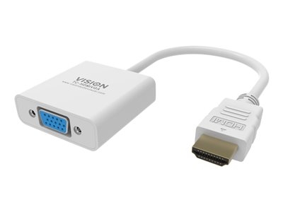 Vision Techconnect - Convertisseur vidéo - HDMI - VGA - blanc