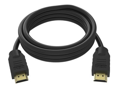 VISION Techconnect - High speed - câble HDMI avec Ethernet - HDMI mâle pour HDMI mâle - 5 m - double blindage - noir - support pour 8K60Hz, débit de transfert de données jusqu'à 48 Gbps