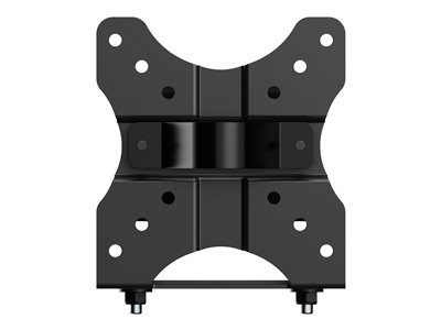 Vision - Kit de montage (montage universel) - pour mini PC - acier - noir - sous le bureau, fixation sur poteau, derrière l'écran