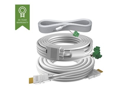 VISION Techconnect 3 - Câblage vidéo / audio - 10 m - blanc