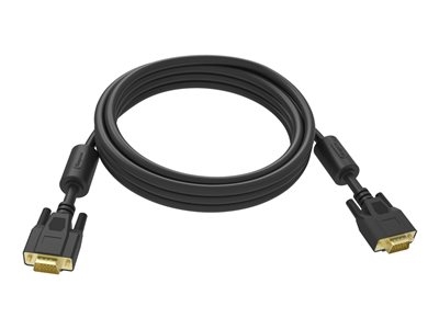 Vision Professional - Câble VGA - HD-15 (VGA) (M) pour HD-15 (VGA) (M) - 10 m - vis moletées - noir