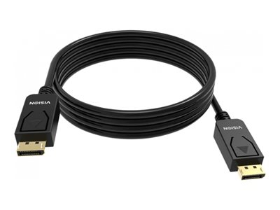 Vision - Câble DisplayPort - DisplayPort (M) pour DisplayPort (M) - DisplayPort 1.4 - 2 m - support pour 8K60Hz - noir