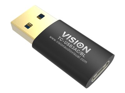 Vision Professional - USB-adapter - USB type A (M) naar USB-C (V) - USB 3.0 - zwart