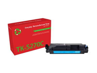 Xerox - Cyan - compatible - boîte - remanufacturé - cartouche de toner (alternative pour : Kyocera TK-5270C) - programme de retours Green World Alliance