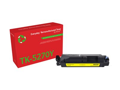 Xerox - Jaune - compatible - boîte - remanufacturé - cartouche de toner (alternative pour : Kyocera TK-5270Y) - programme de retours Green World Alliance