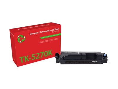 Xerox - Noir - compatible - boîte - remanufacturé - cartouche de toner (alternative pour : Kyocera TK-5270K) - programme de retours Green World Alliance