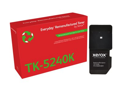 Xerox - Noir - compatible - boîte - remanufacturé - cartouche de toner (alternative pour : Kyocera TK-5240K) - programme de retours Green World Alliance