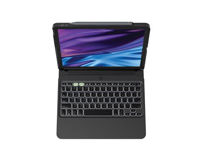 ZAGG Pro Keys 2 - Clavier et étui (housse folio intelligente) - rétro-éclairé - sans fil - Bluetooth - AZERTY - Français - boîte de suspension - pour Apple 11-inch iPad Air (M2, M3)