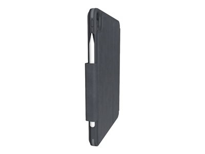 ZAGG Pro Keys - Clavier et étui - rétro-éclairé - sans fil - Bluetooth - AZERTY - Français - noir/gris clavier, noir/gris étui - pour Apple 10.2-inch iPad (7ème génération, 8ème génération)