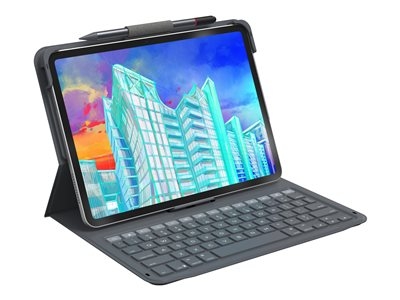 ZAGG Messenger Folio 2 - Clavier et étui (étui folio) - sans fil - Bluetooth - QWERTY - R.-U. - pour Apple 10.9-inch iPad (10ème génération)