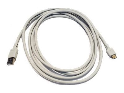 Zebra - Câble USB - 24 pin USB-C (M) pour USB (M) - 2.1 m - blanc - pour P/N: CR6080-PC100FBWW