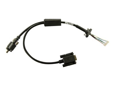 Zebra - Câble de clavier pour USB, RS-232 (M) - 37 cm - vis moletées - pour Zebra VC70N0