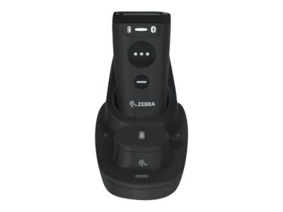 Zebra Single-slot Charge Communication Cradle - Socle de chargement du lecteur de codes-barres + chargeur de batterie - noir minuit - pour Zebra CS60, CS6080, CS60-HC