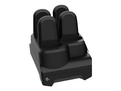 Zebra 4-Slot Device ShareCradle - Base de chargement pour lecteur de code à barres - connecteurs de sortie : 4 - noir minuit - pour Zebra CS60, CS6080, CS60-HC