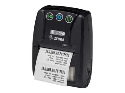 Zebra ZQ210 - Imprimante de reçus - thermique direct - Rouleau (5,8 cm) - 203 dpi - jusqu'à 63.5 mm/sec - USB 2.0, NFC, Bluetooth 2.1 EDR, Bluetooth 4.1 LE